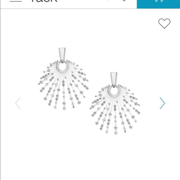 Kendra Scott lilac mist Illusion scattered earring - Picture 6 of 8